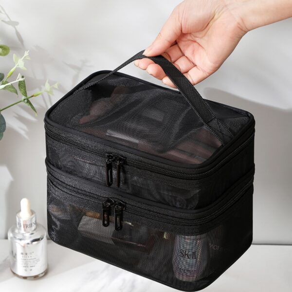 Mesh Travel Makeup Bag Item No#31465 - Image 4