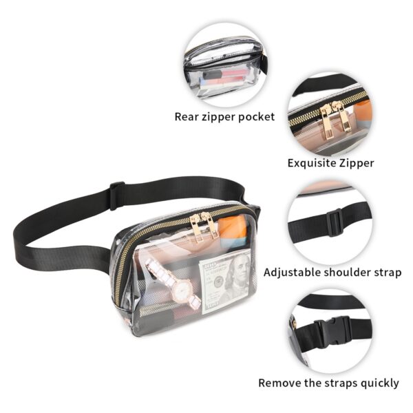 Clear Stadium Crossbody Bag Item No#31468 - Image 4