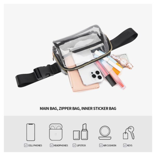 Clear Stadium Crossbody Bag Item No#31468 - Image 5