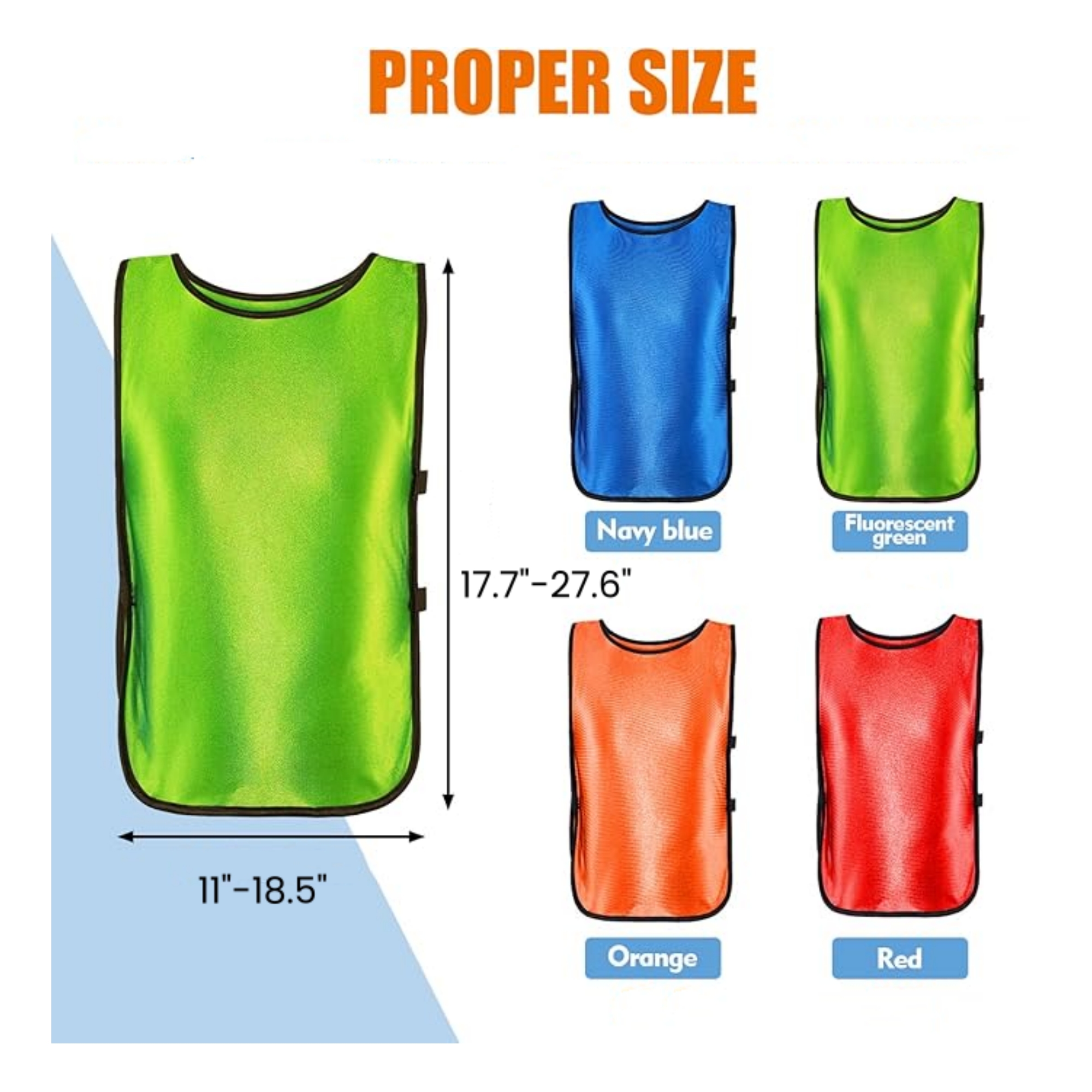 Teams Pinnies For Children Youth Item No#31473 - Image 3