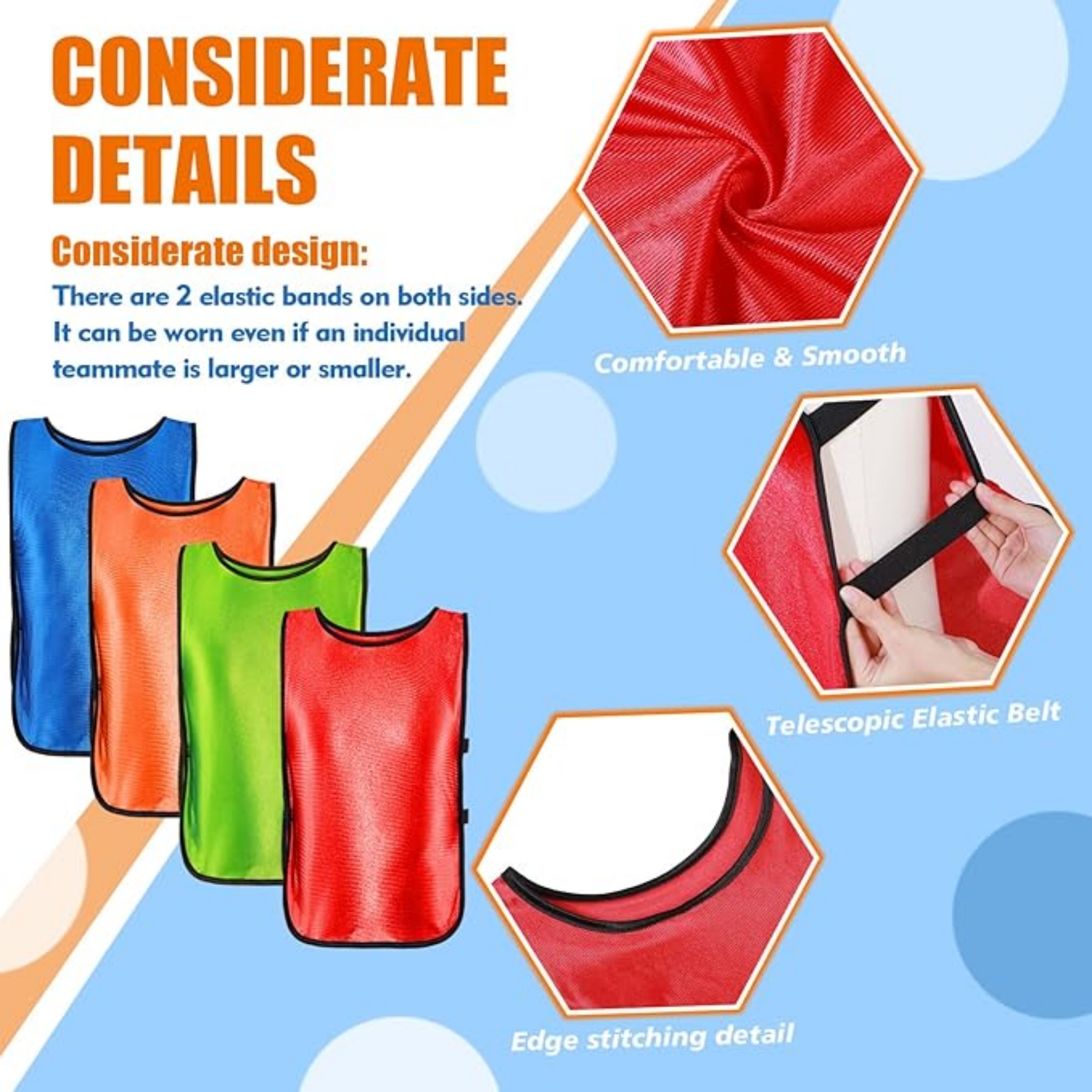 Teams Pinnies For Children Youth Item No#31473 - Image 5