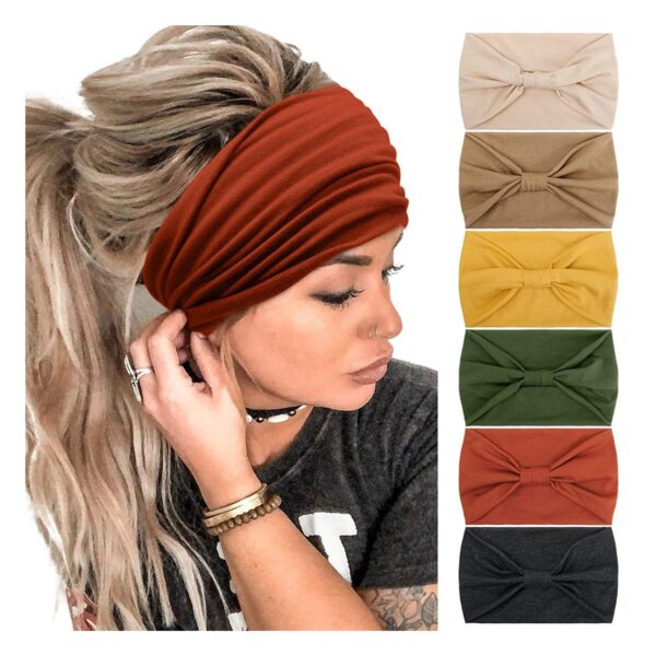 African Boho Wide Hairband Item No#31479 - Image 2