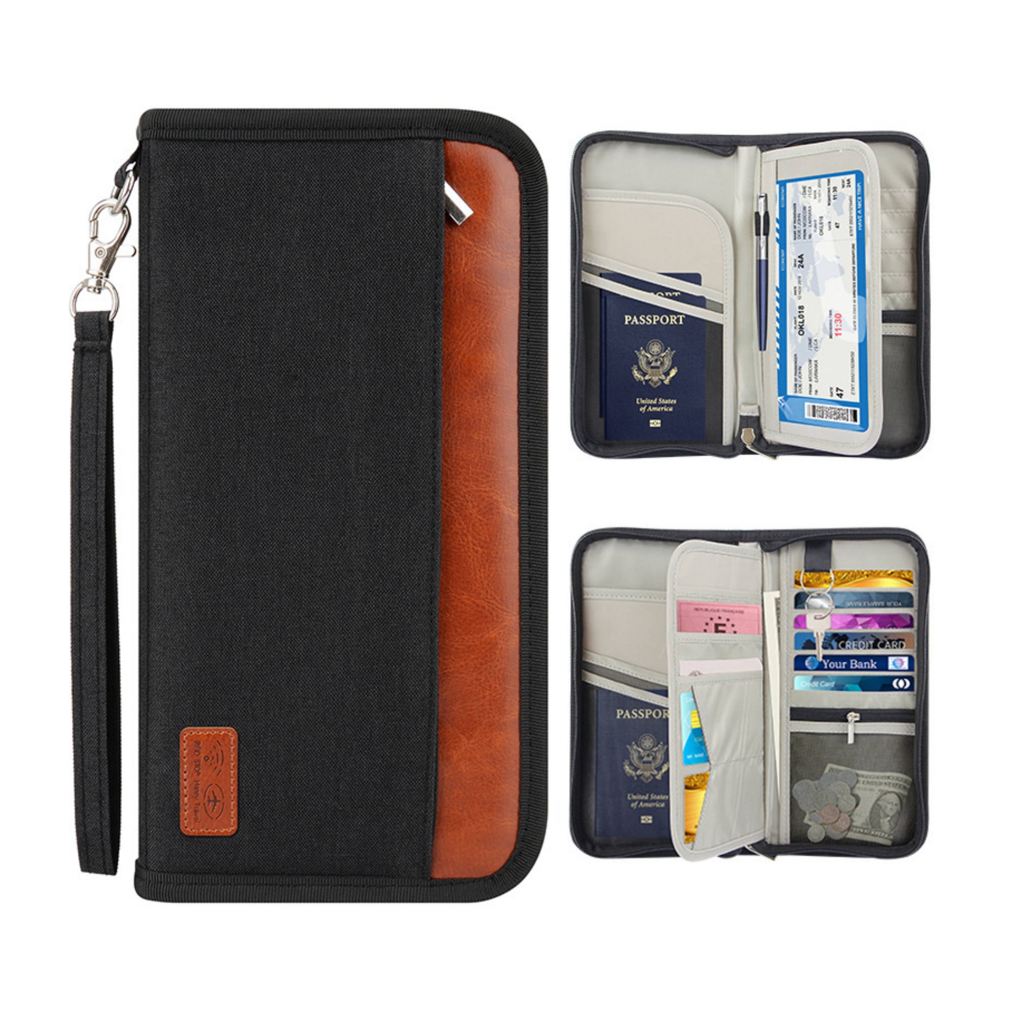 Rfid Passport Wallet Bag Item No#31488 - Image 2