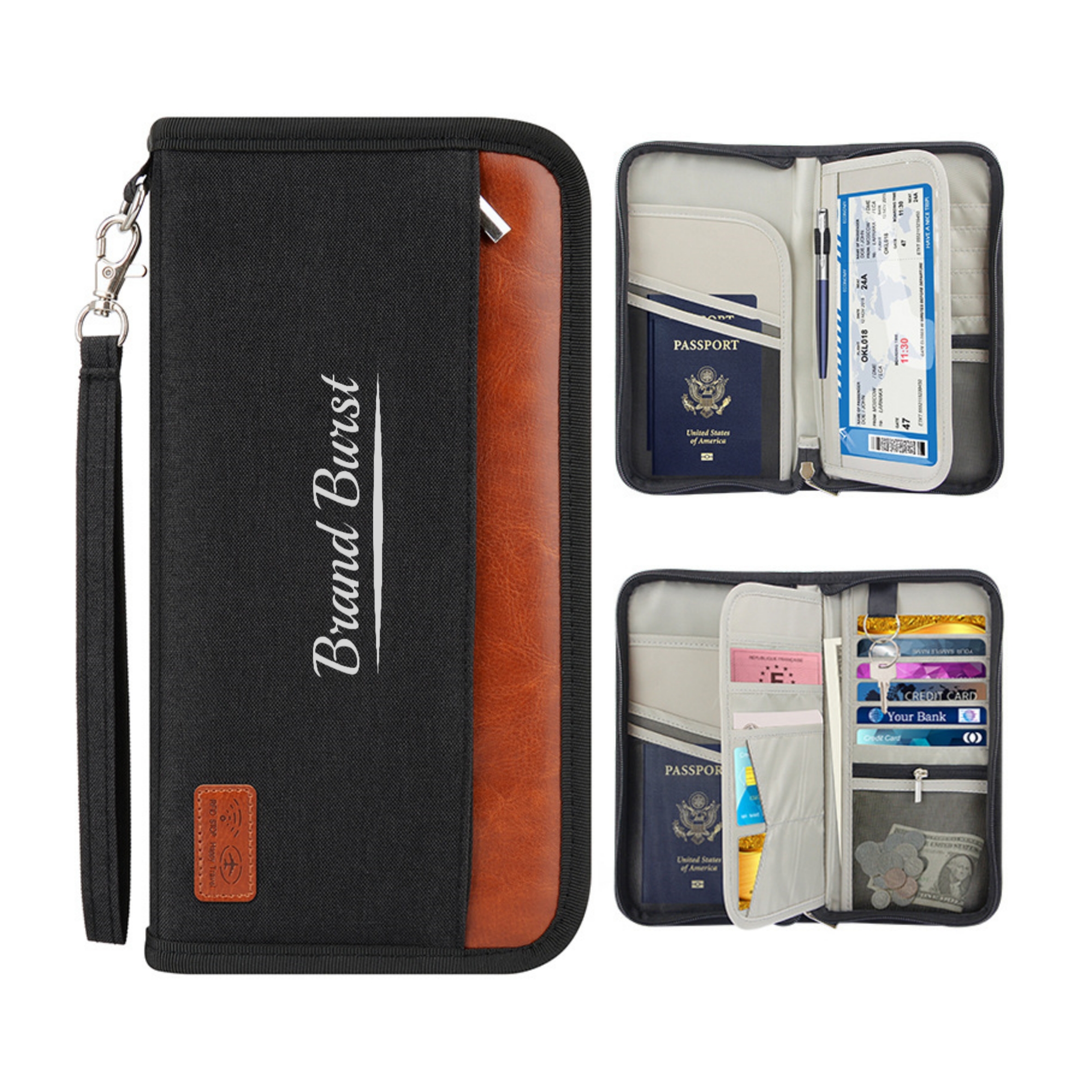 Rfid Passport Wallet Bag Item No#31488