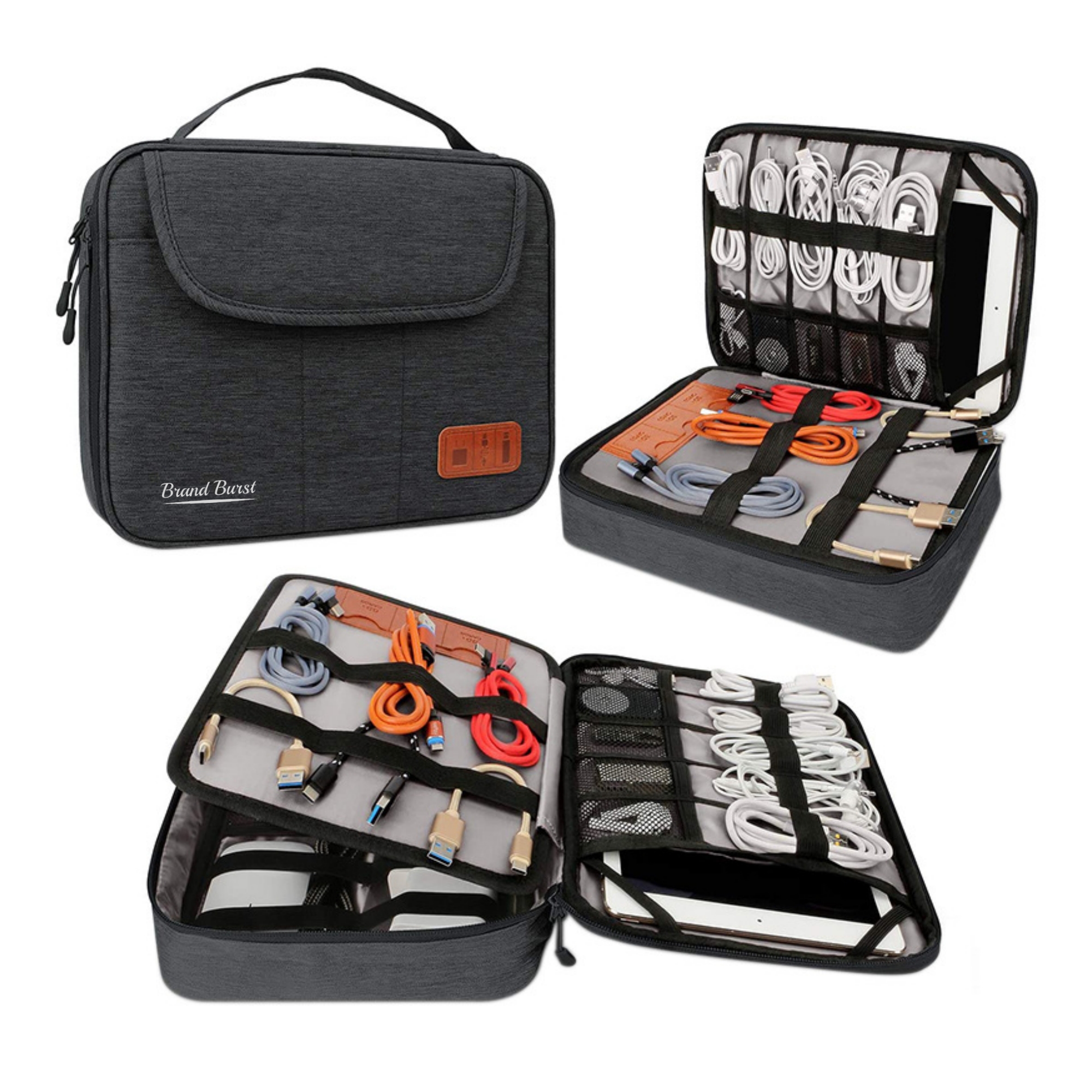 Double Layer Cable Organiser Bag Item No#31490