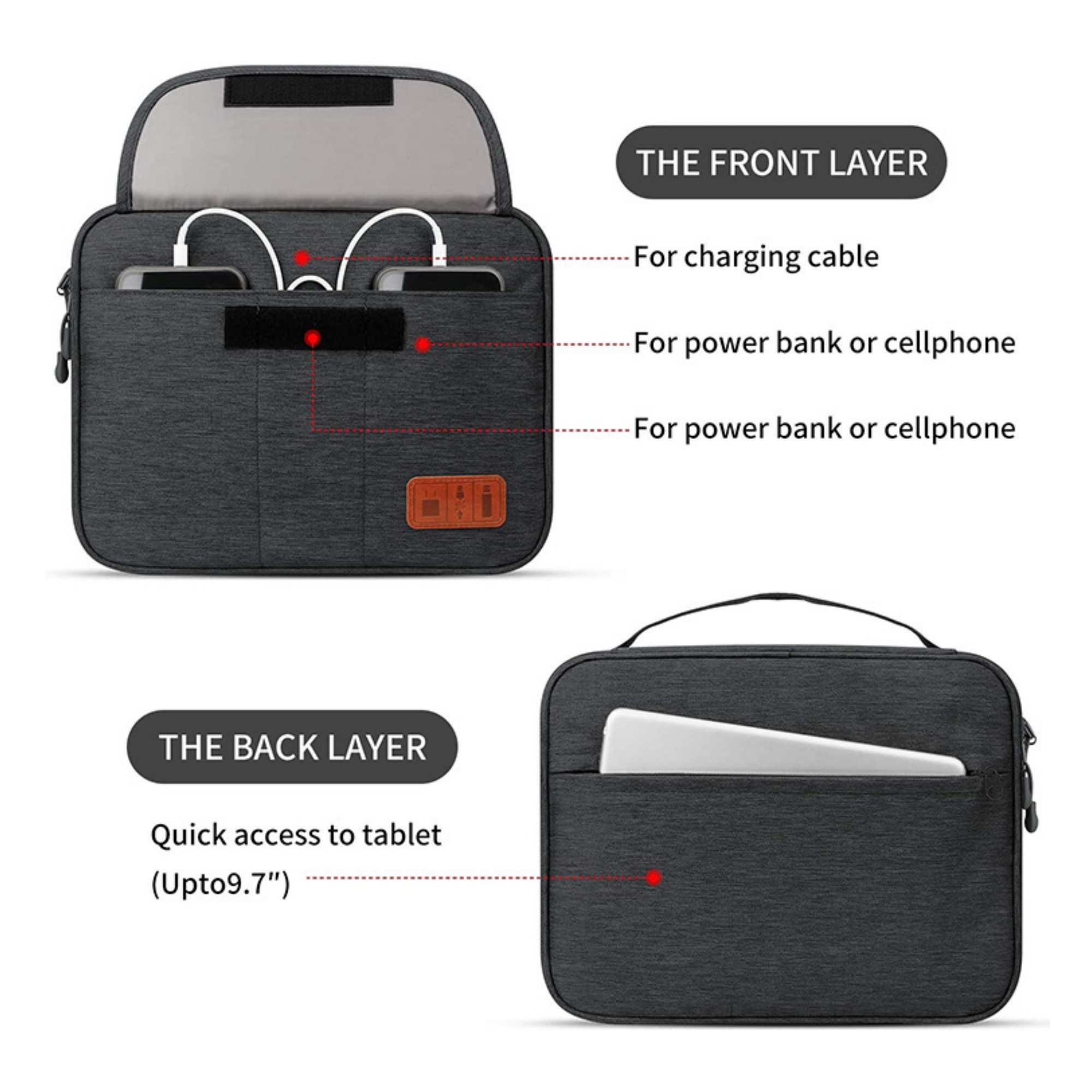 Double Layer Cable Organiser Bag Item No#31490 - Image 4