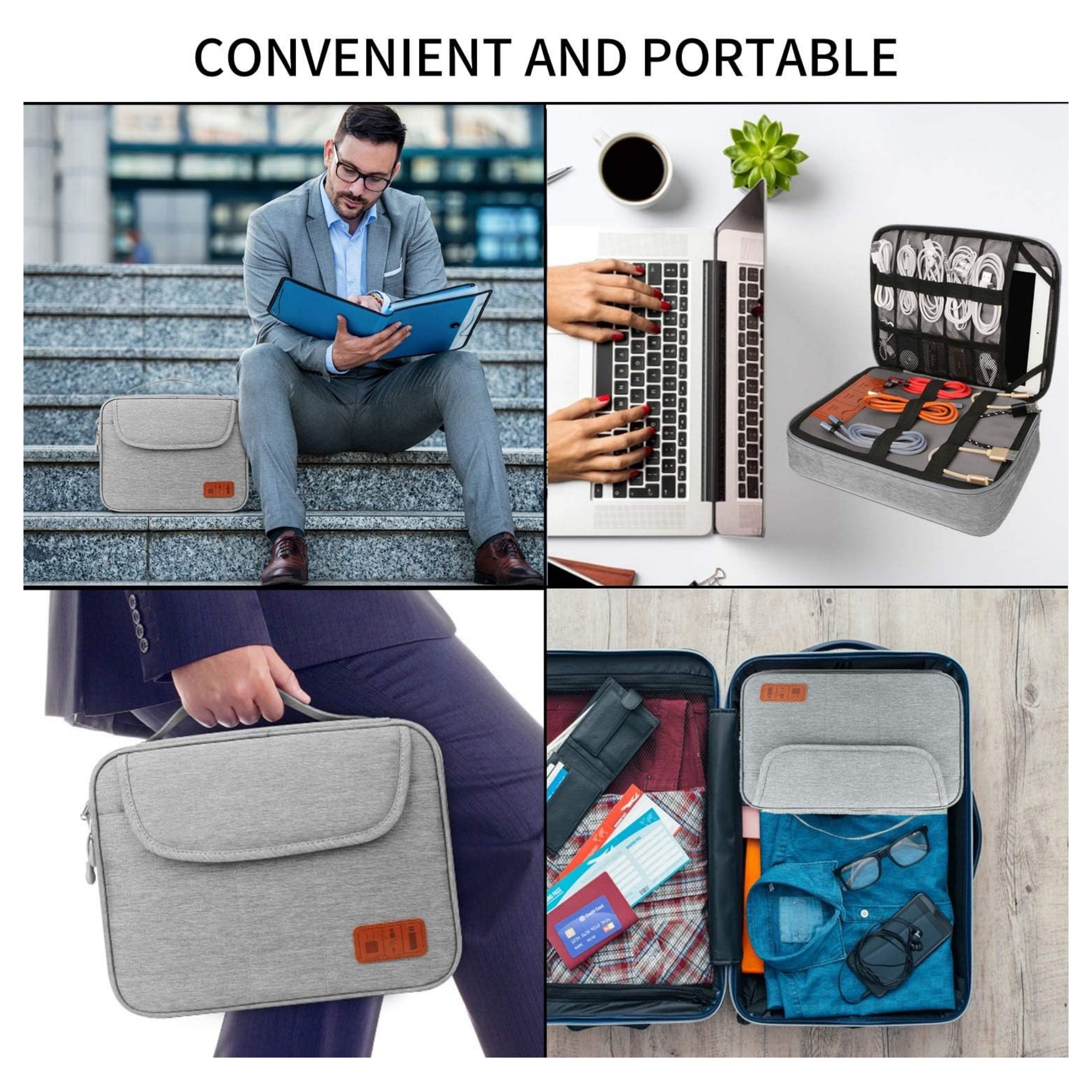 Double Layer Cable Organiser Bag Item No#31490 - Image 7