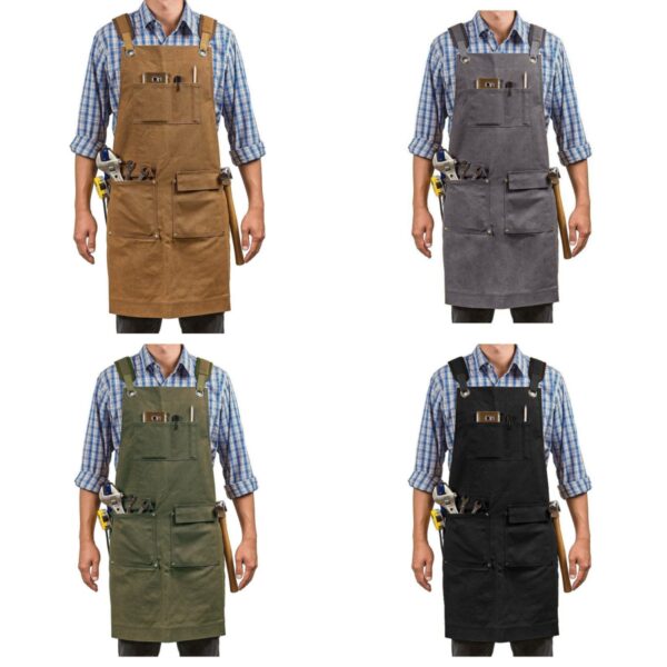 Work Apron With Pockets Item No#31499 - Image 6