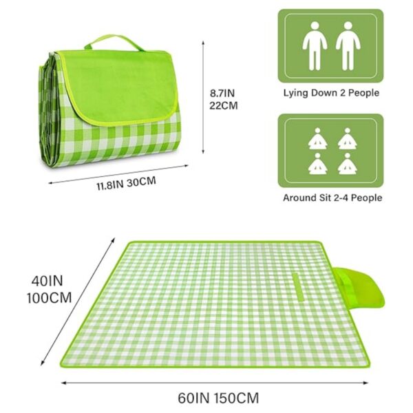 Plaids Picnic Blankets 40"X60" Item No#31505 - Image 3