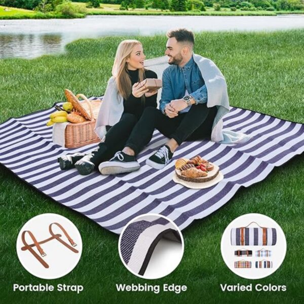 80"X 80" Picnic Blanket Item No#31507 - Image 5