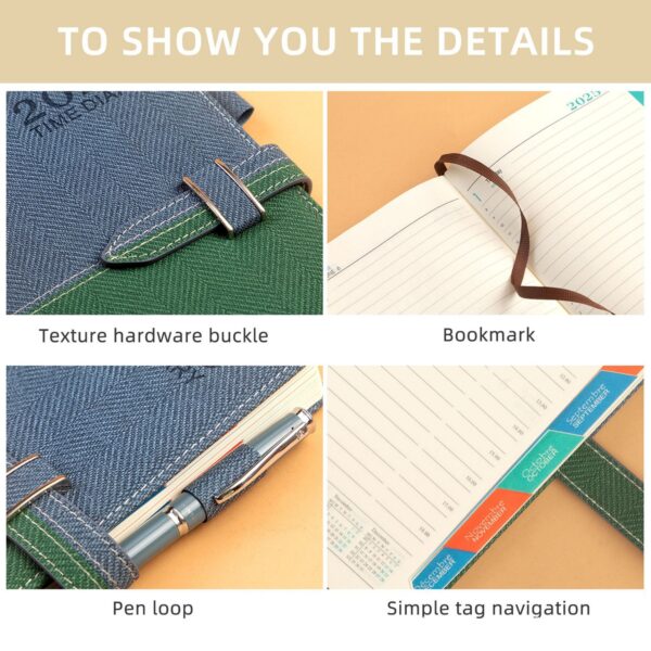 Cloth Cover Notebook A5 Item No#31525 - Image 5