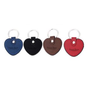 Heart Leather Keychain Item No#31531