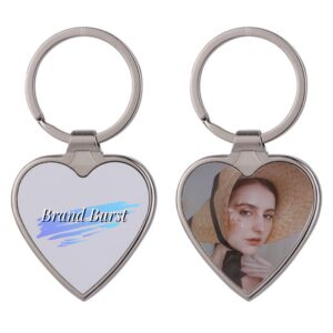 Metal Heat Transfer Keychain Heart Item No#31536