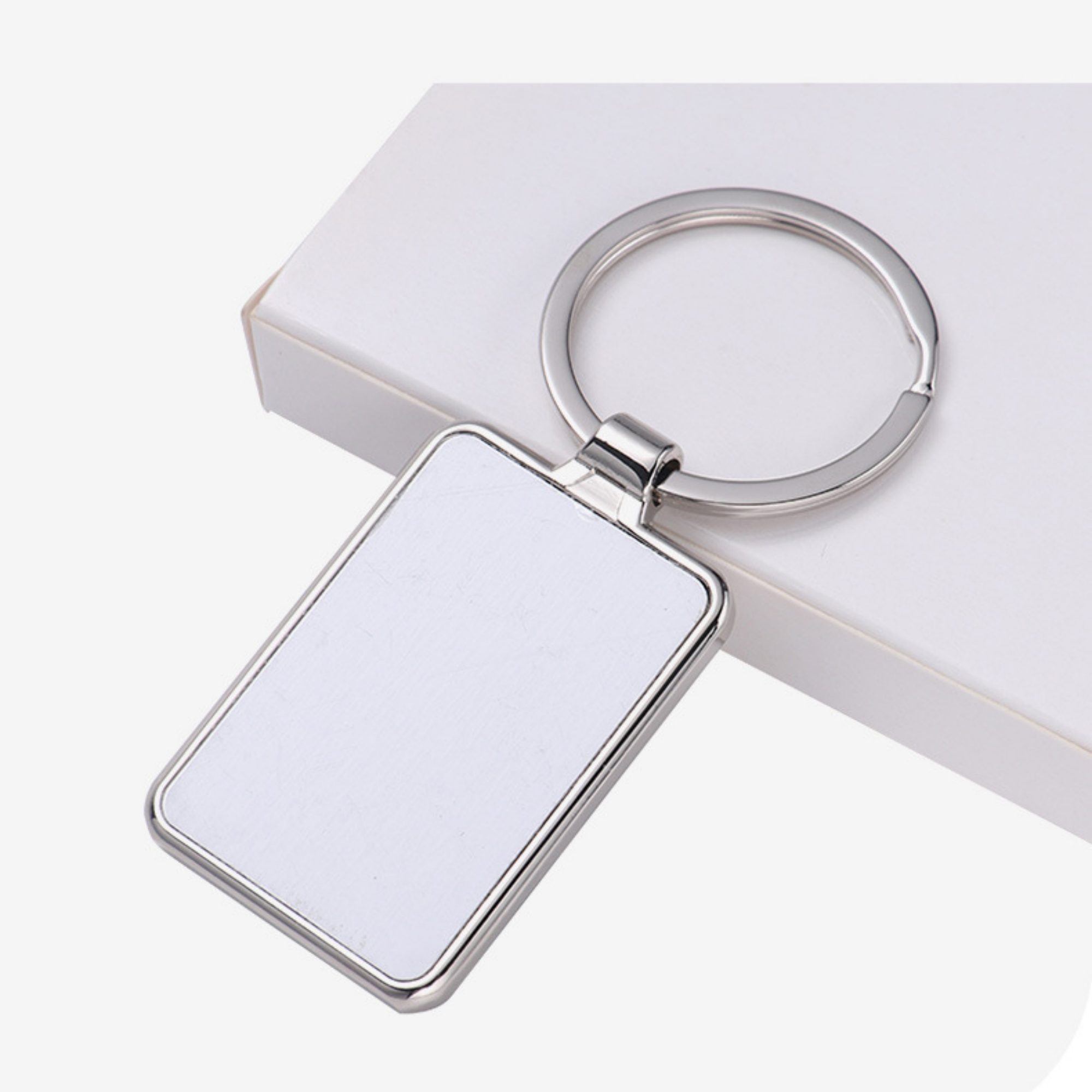 Metal Heat Transfer Keychain Square Item No#31538 - Image 4