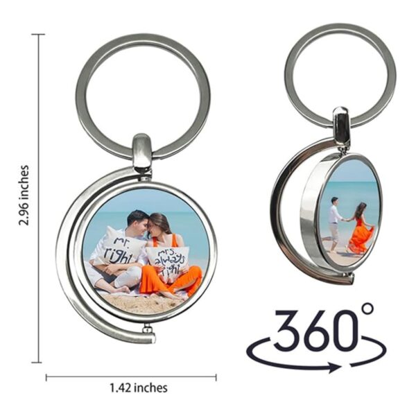 Sublimation Heat Transfer Keychain Item No#31540 - Image 3