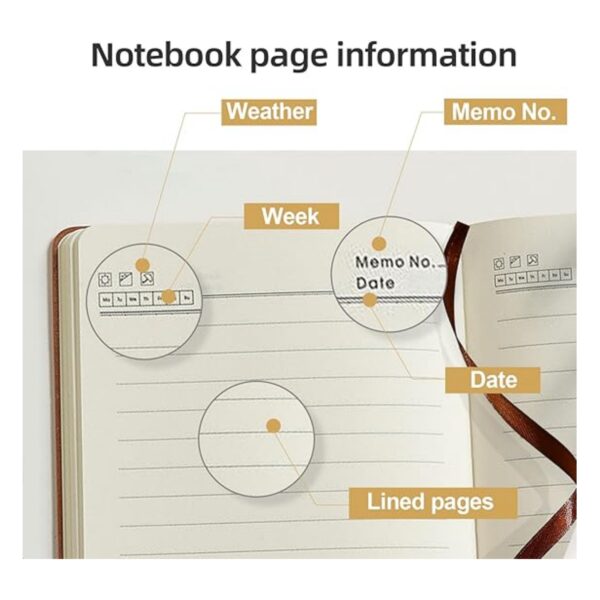 A5 Lined Journal Notebook Item No#31542 - Image 4