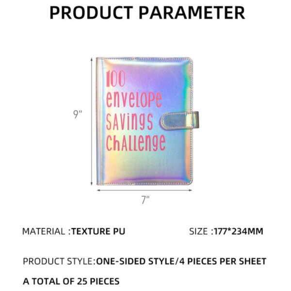 100 Envelope Saving Challenge Item No#31543 - Image 3