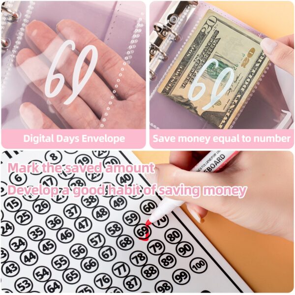 100 Envelope Saving Challenge Item No#31543 - Image 5