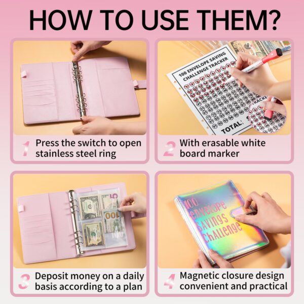 100 Envelope Saving Challenge Item No#31543 - Image 6