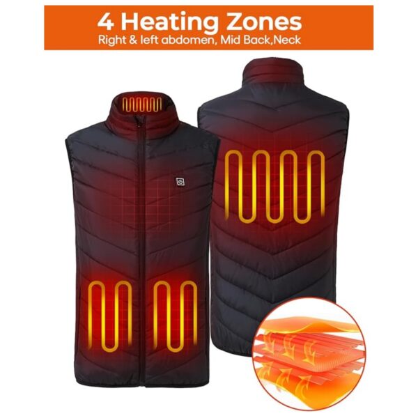 Heated Jacket 4 Heating Areas Item No#31547 - Image 4