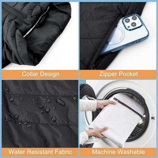 Electric Heating Coat 9 Areas Item No#31548 - Image 5
