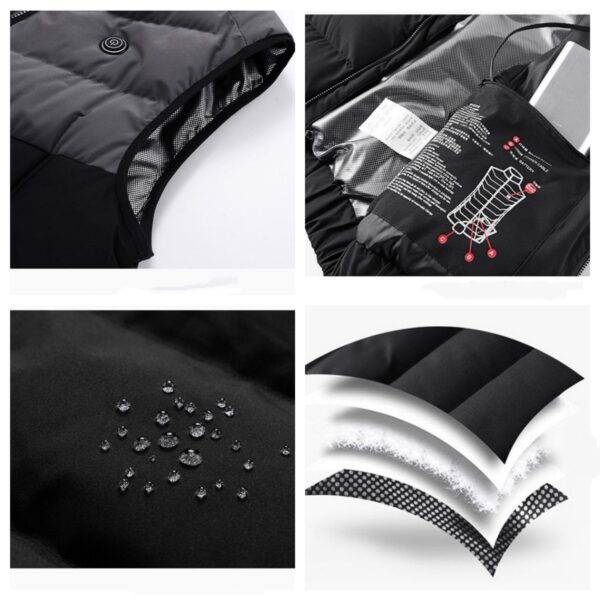 Heated Coat For Men And Women Item No#31557 - Image 4