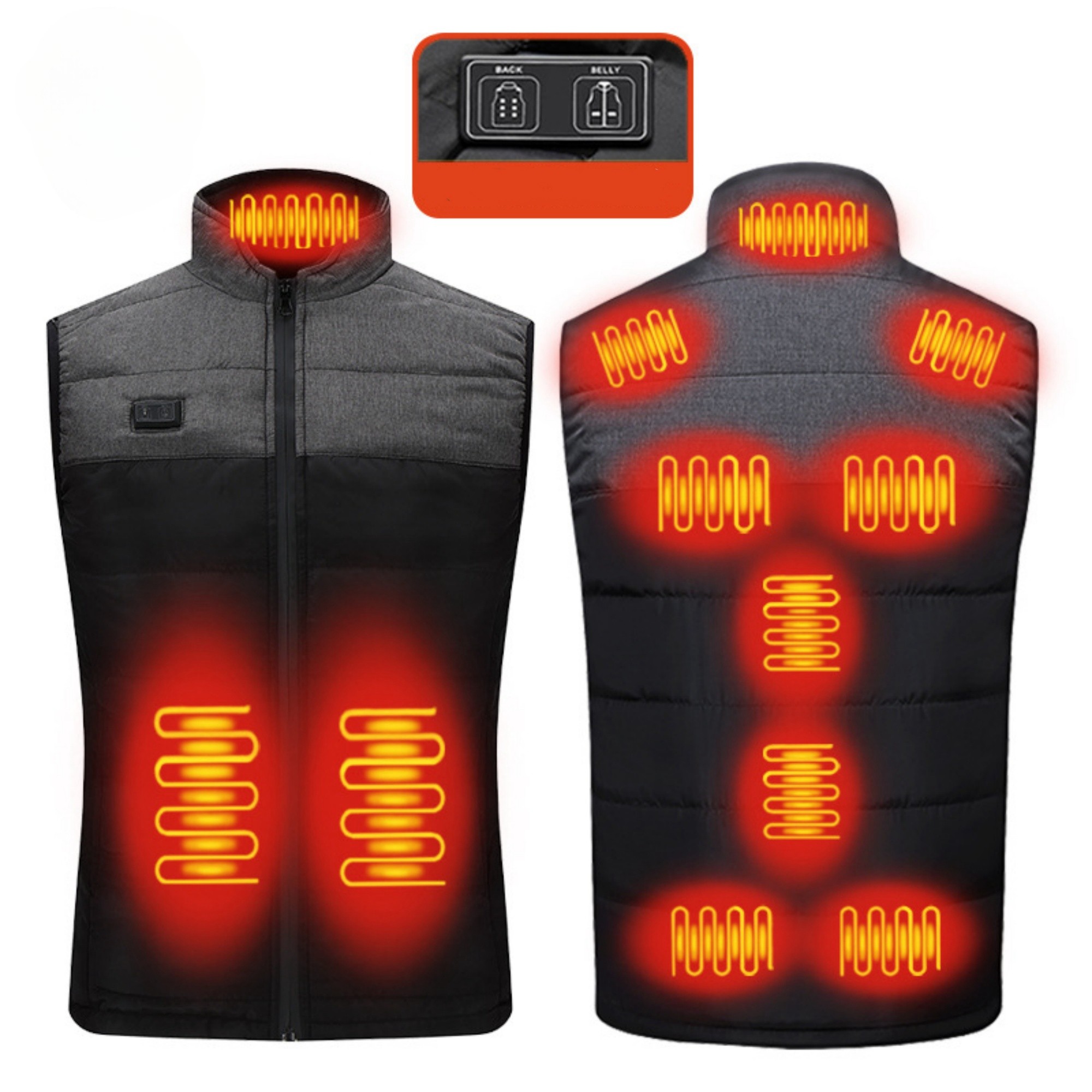 Usb Rechargeable Heating Jacket Item No#31558 - Image 2