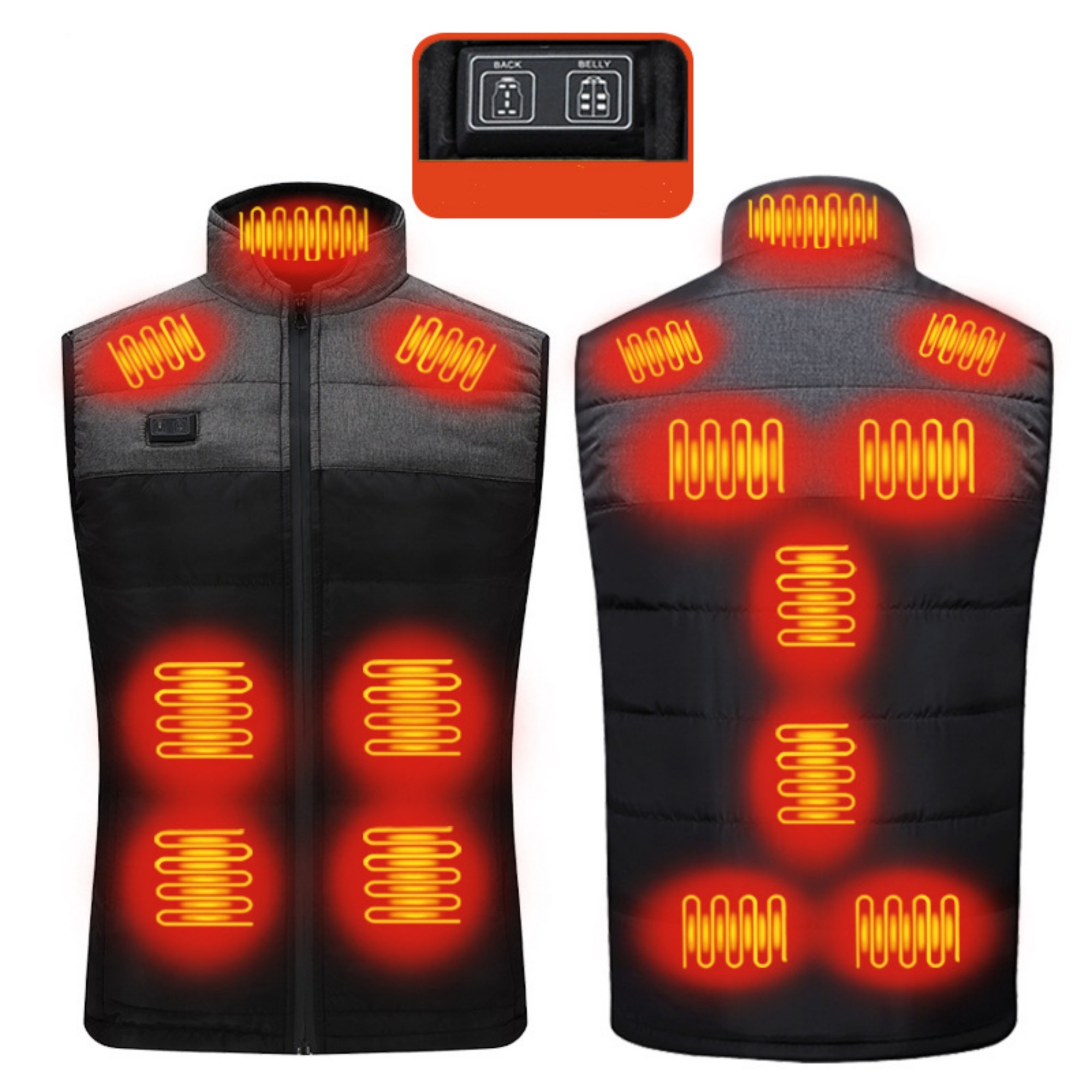 Usb Rechargeable Heating Jacket Item No#31559 - Image 2