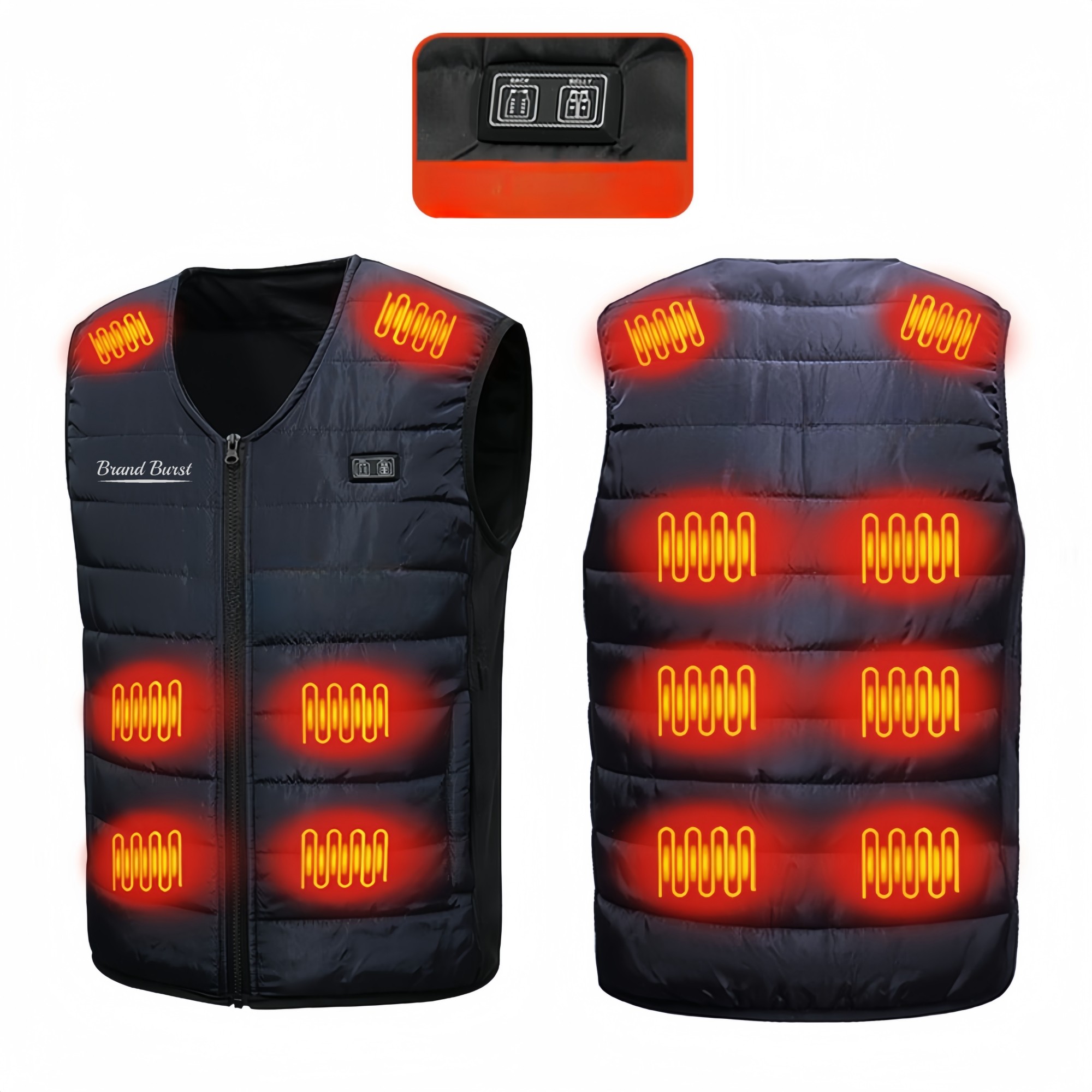 V Neck Heated Vest Item No#31561