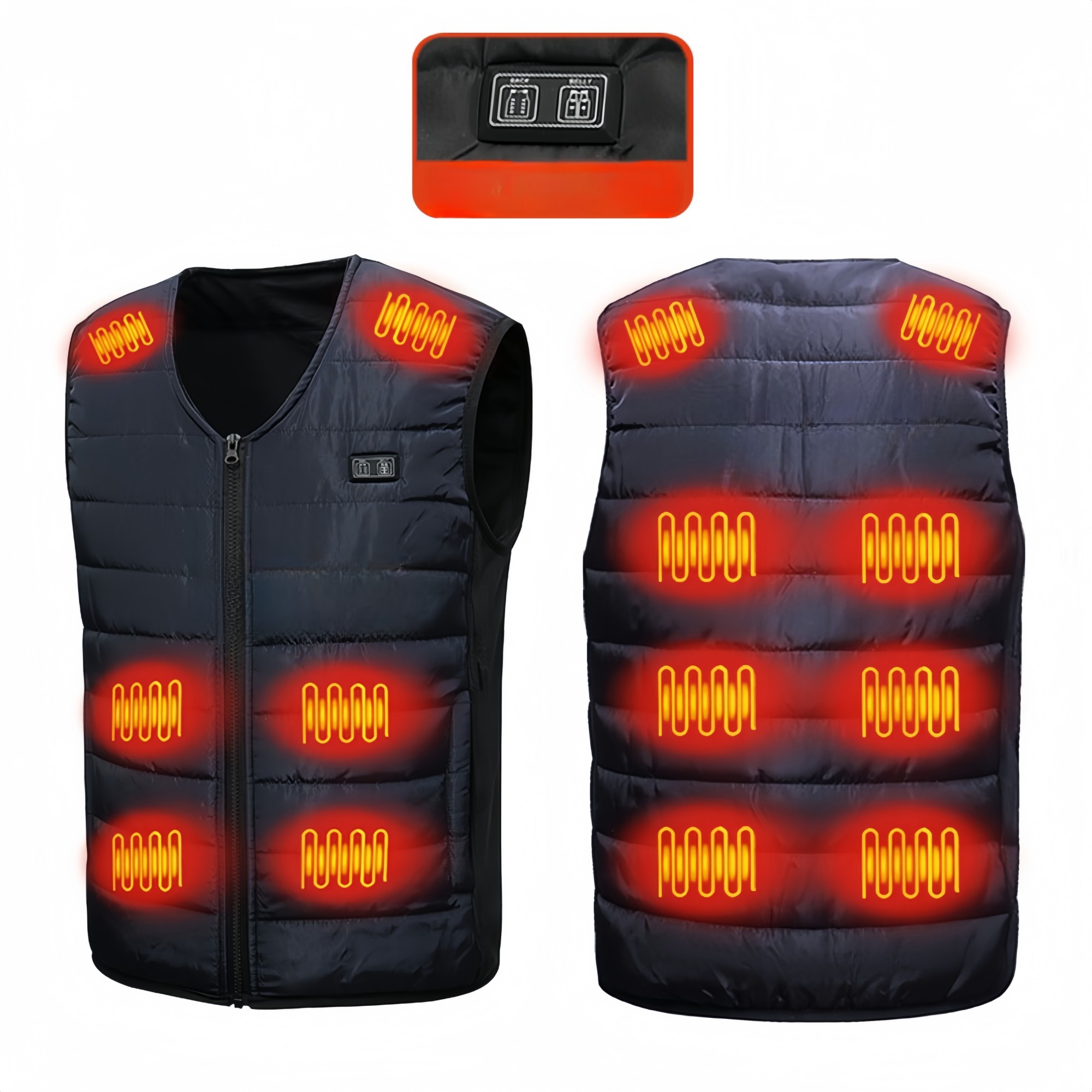 V Neck Heated Vest Item No#31561 - Image 2
