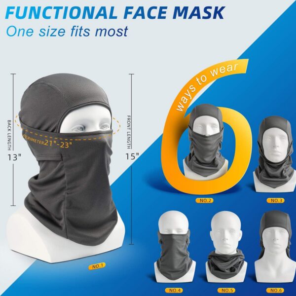 Quick-Drying Ski Mask Item No#31570 - Image 3