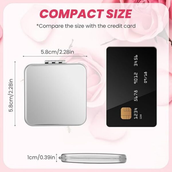 Travel Makeup Mirror Square Item No#31579 - Image 3