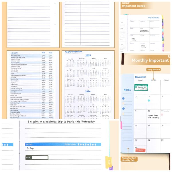 2025-2026 Weekly Monthly Planner Item No#31582 - Image 5
