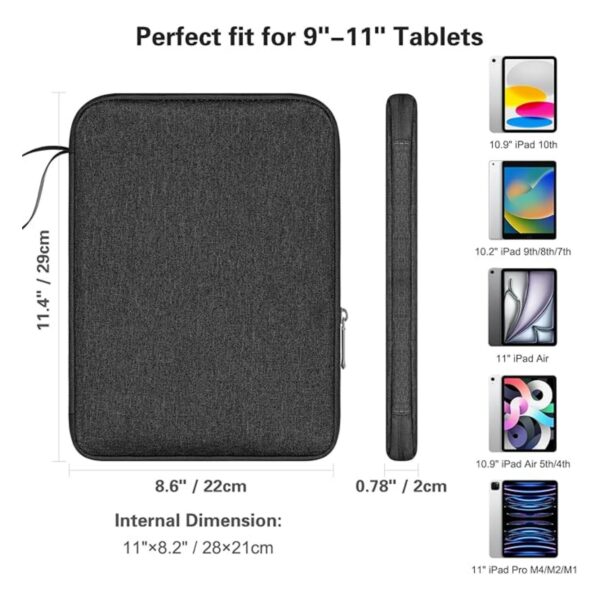 9-11 Inch Tablet Sleeve With Handle Item No#31585 - Image 3
