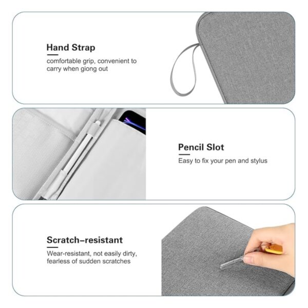 9-11 Inch Tablet Sleeve With Handle Item No#31585 - Image 5