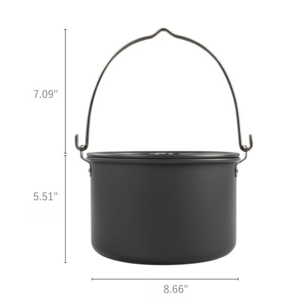 Big Hanging Pot With Lid Item No#31597 - Image 3