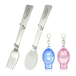 Camping Folding Spoon And Fork Set Item No#31605