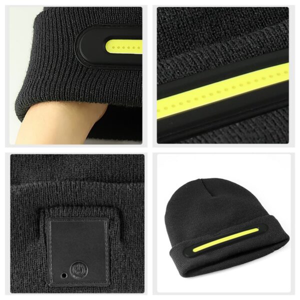 Beanie With Led Light Item No#31619 - Image 4