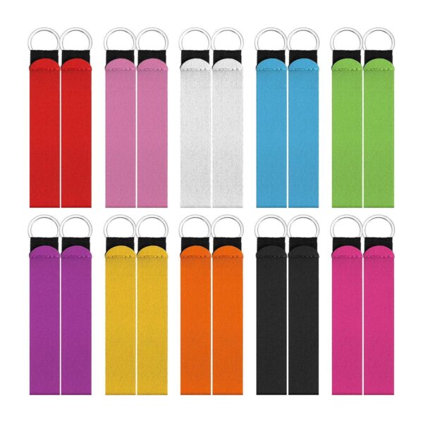 Sublimation Blanks Neoprene Keychain Item No#31621 - Image 2