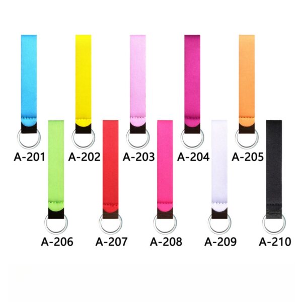 Sublimation Blanks Neoprene Keychain Item No#31621 - Image 4