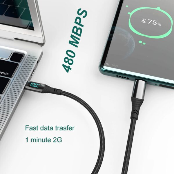 Pd 100W Fast Charging Cable Item No#31626 - Image 3
