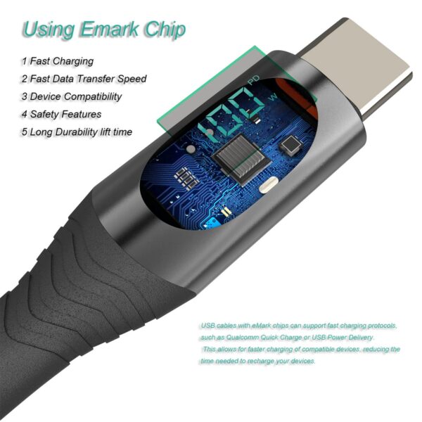 Pd 100W Fast Charging Cable Item No#31626 - Image 4