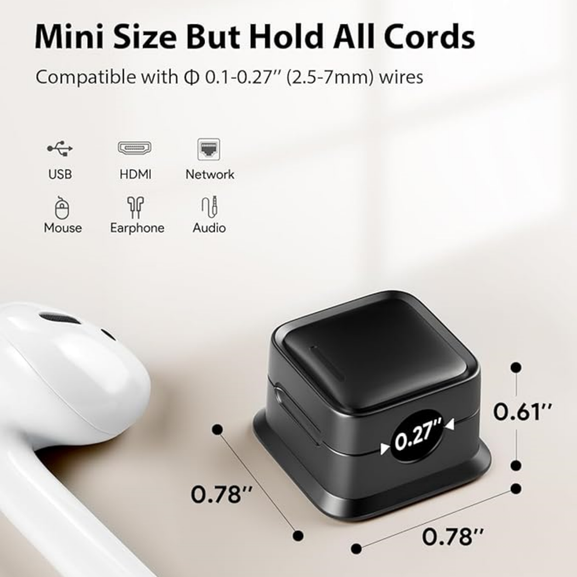 Magnetic Cord Organizer Holder Item No#31627 - Image 3