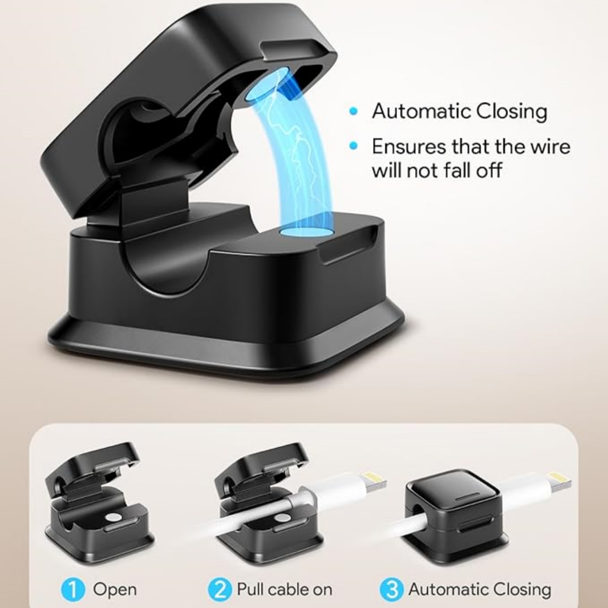 Magnetic Cord Organizer Holder Item No#31627 - Image 4