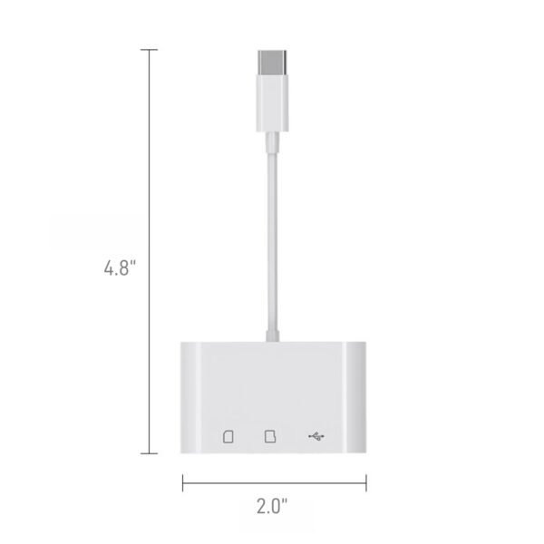 3-In-1 Type C Memory Card Reader Item No#31631 - Image 3
