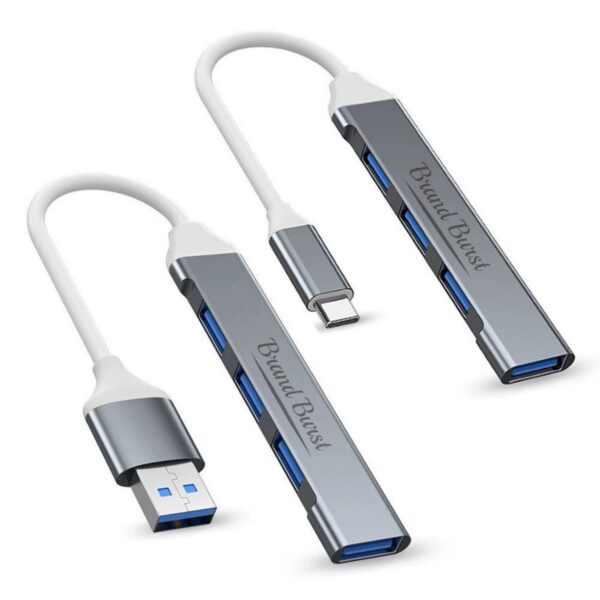 4 Ports Usb Hubs Item No#31633