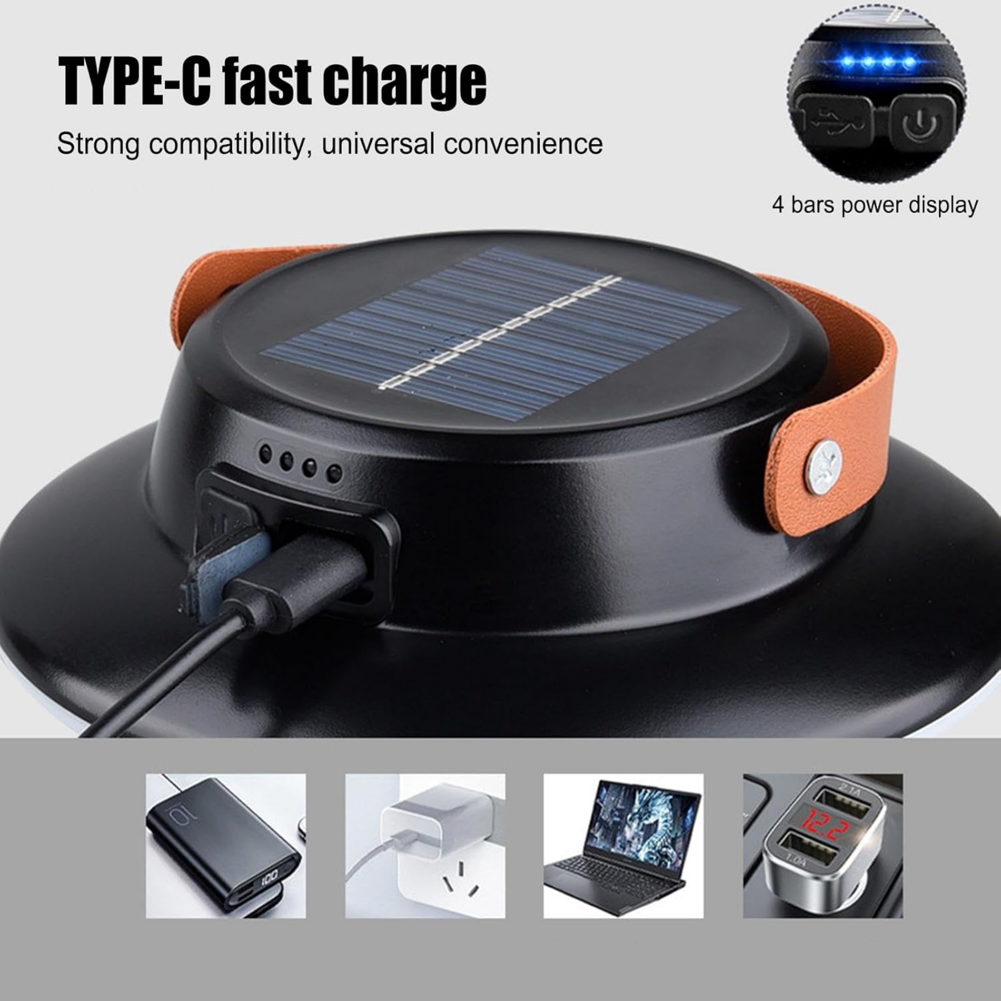 Solar Led Hanging Light Item No#31636 - Image 4