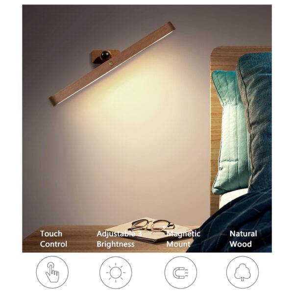 Rechargable Wooden Night Light Item No#31640 - Image 6