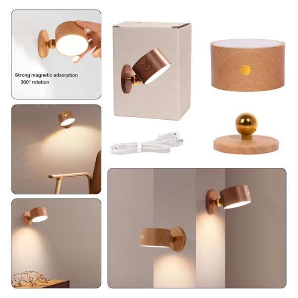 Wooden Led Wall Sconce Item No#31641 - Image 6