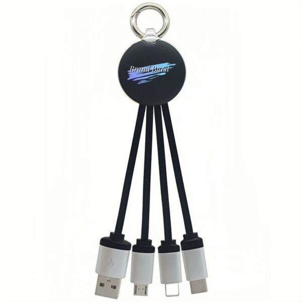 4-In-1 Charging Cable Keychain Item No#31643